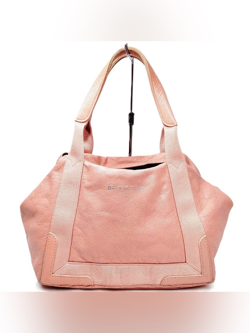 Balenciaga Peach-Pink Leather Tote